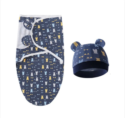 Buy 2, Get 1 Free Pure Cotton Baby Swaddle – Soft Comfort for Little Ones