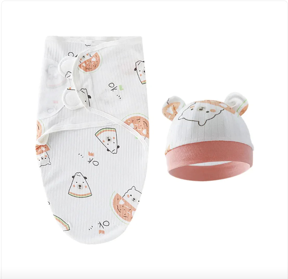 Pure Cotton Baby Swaddle – Soft Comfort for Little Ones