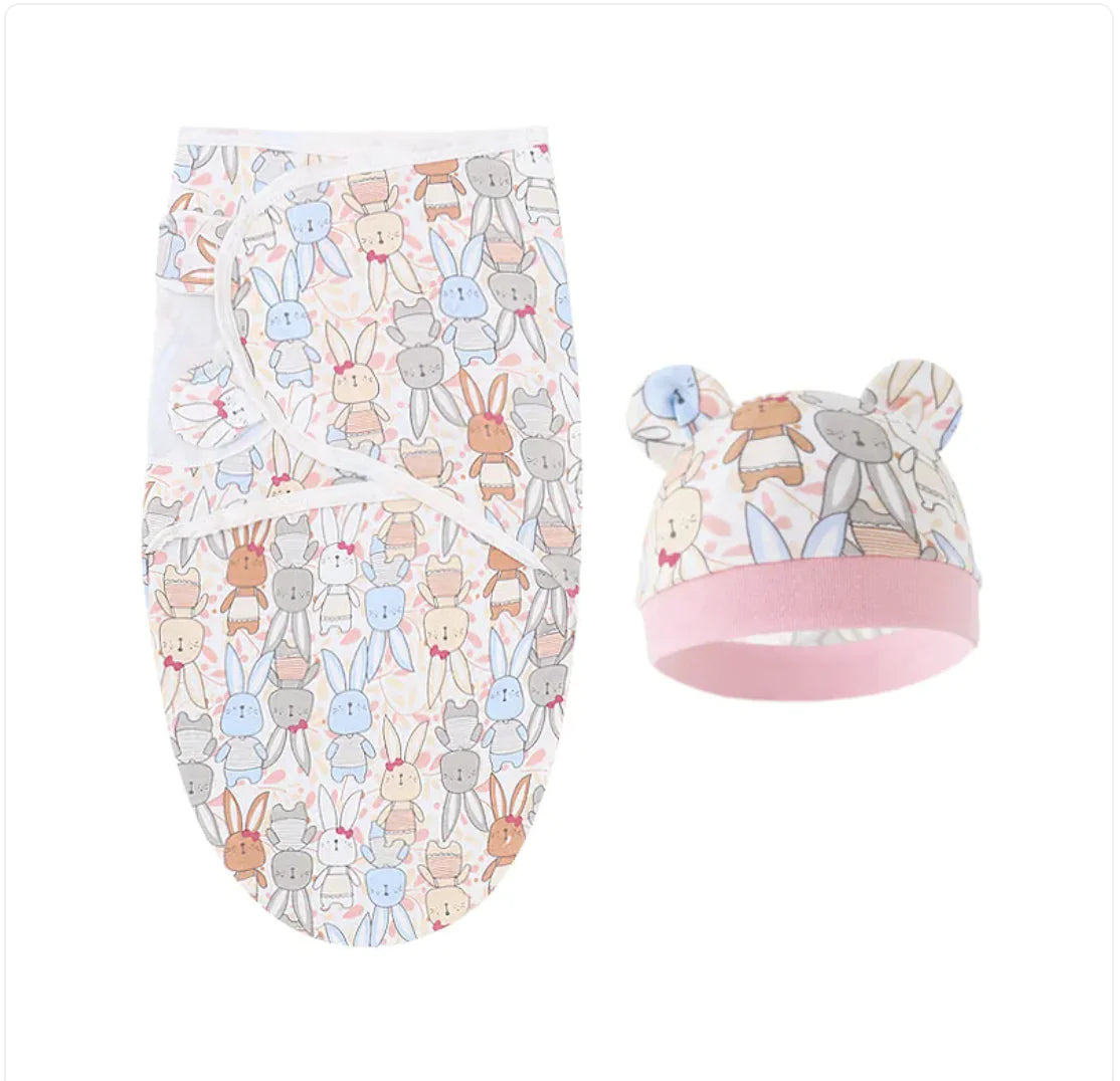 Pure Cotton Baby Swaddle – Soft Comfort for Little Ones