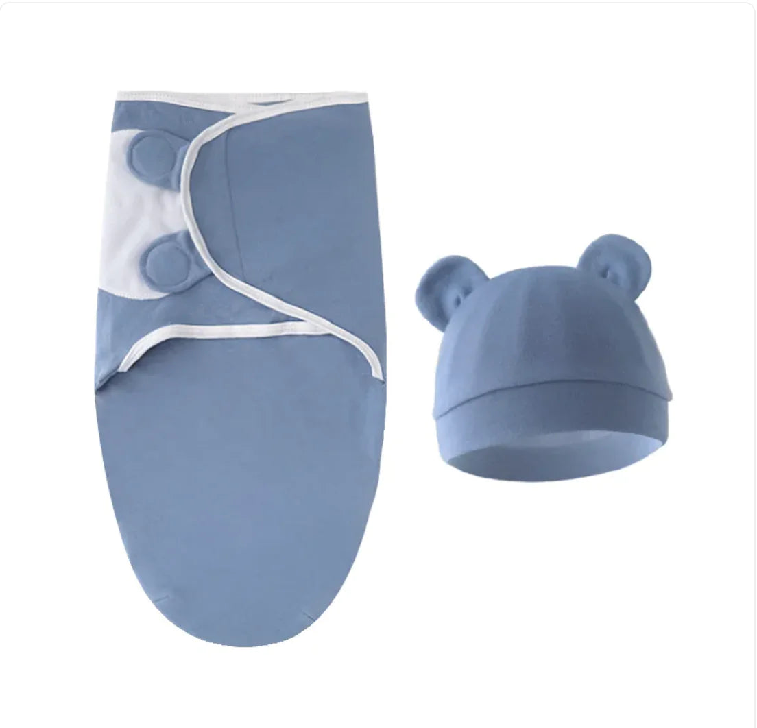 Pure Cotton Baby Swaddle – Soft Comfort for Little Ones