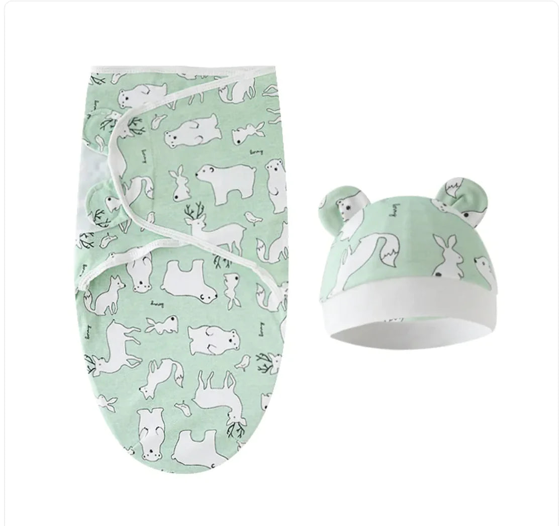 Pure Cotton Baby Swaddle – Soft Comfort for Little Ones