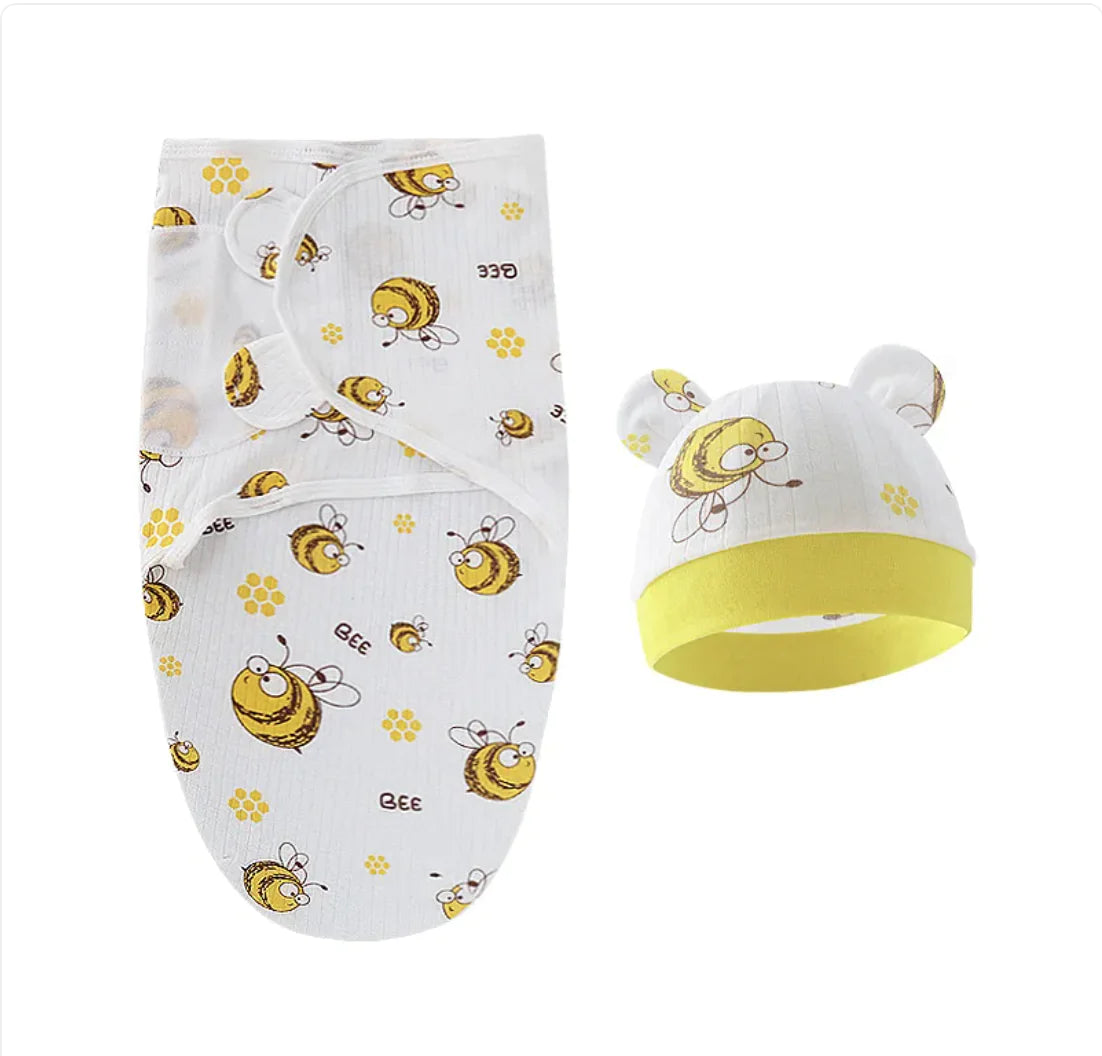 Pure Cotton Baby Swaddle – Soft Comfort for Little Ones