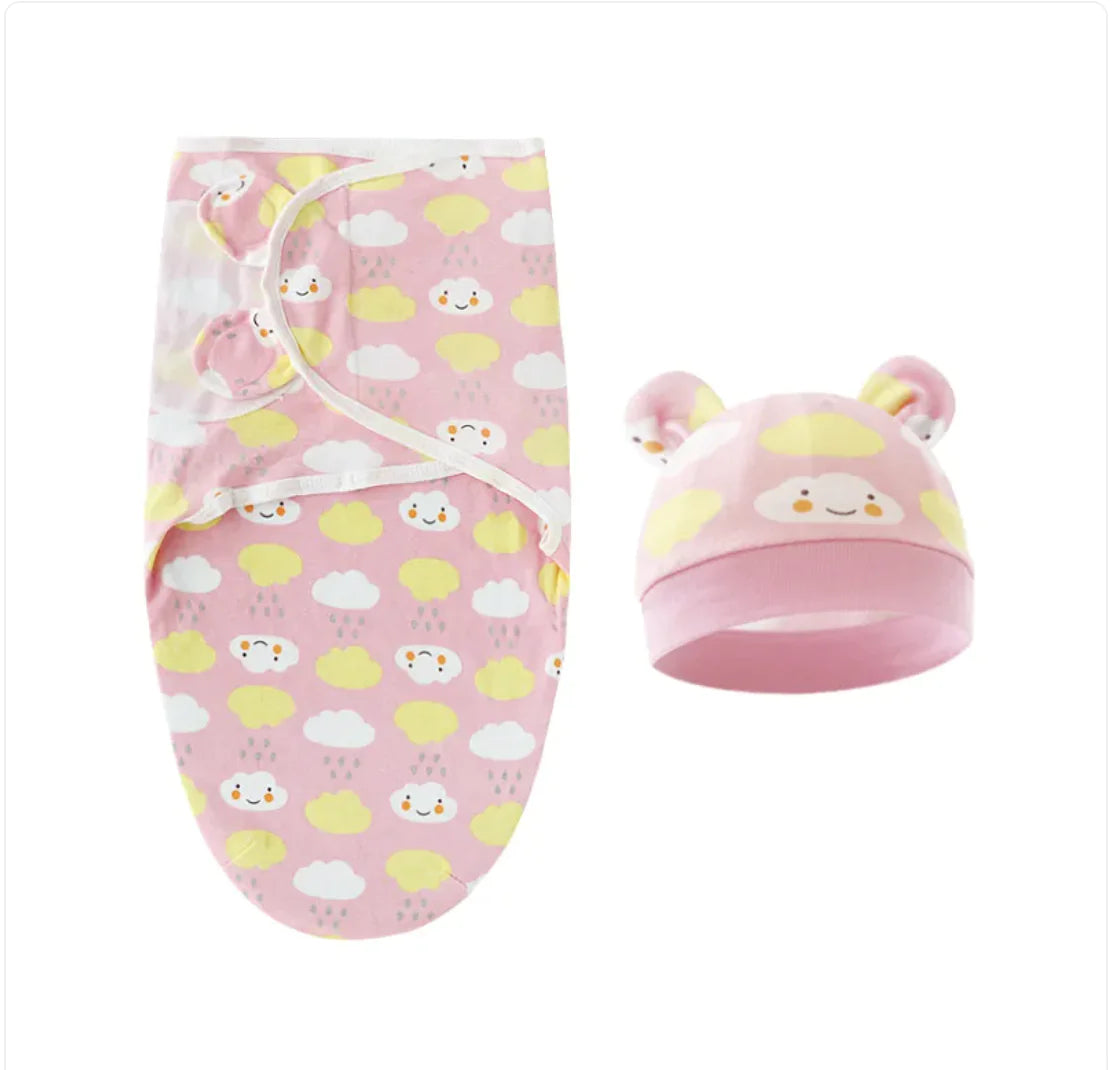 Pure Cotton Baby Swaddle – Soft Comfort for Little Ones