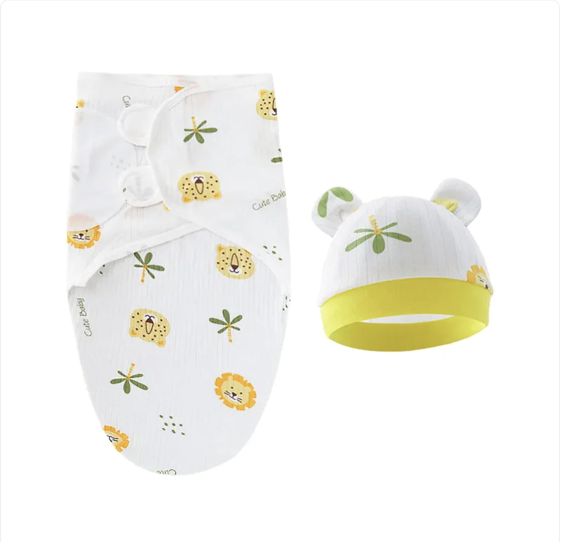 Pure Cotton Baby Swaddle – Soft Comfort for Little Ones