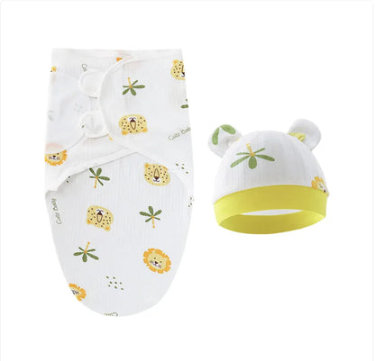 Buy 2, Get 1 Free Pure Cotton Baby Swaddle – Soft Comfort for Little Ones