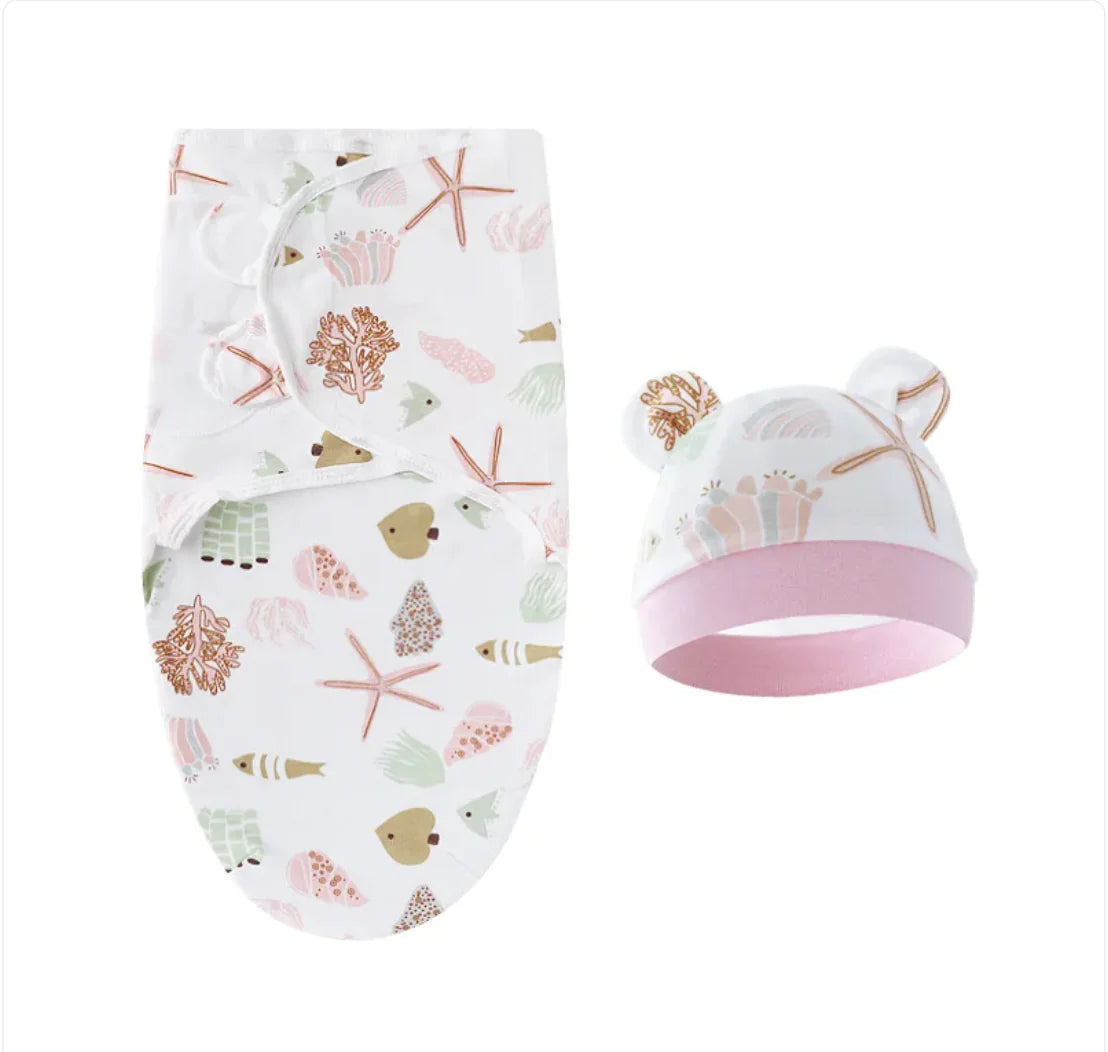 Pure Cotton Baby Swaddle – Soft Comfort for Little Ones