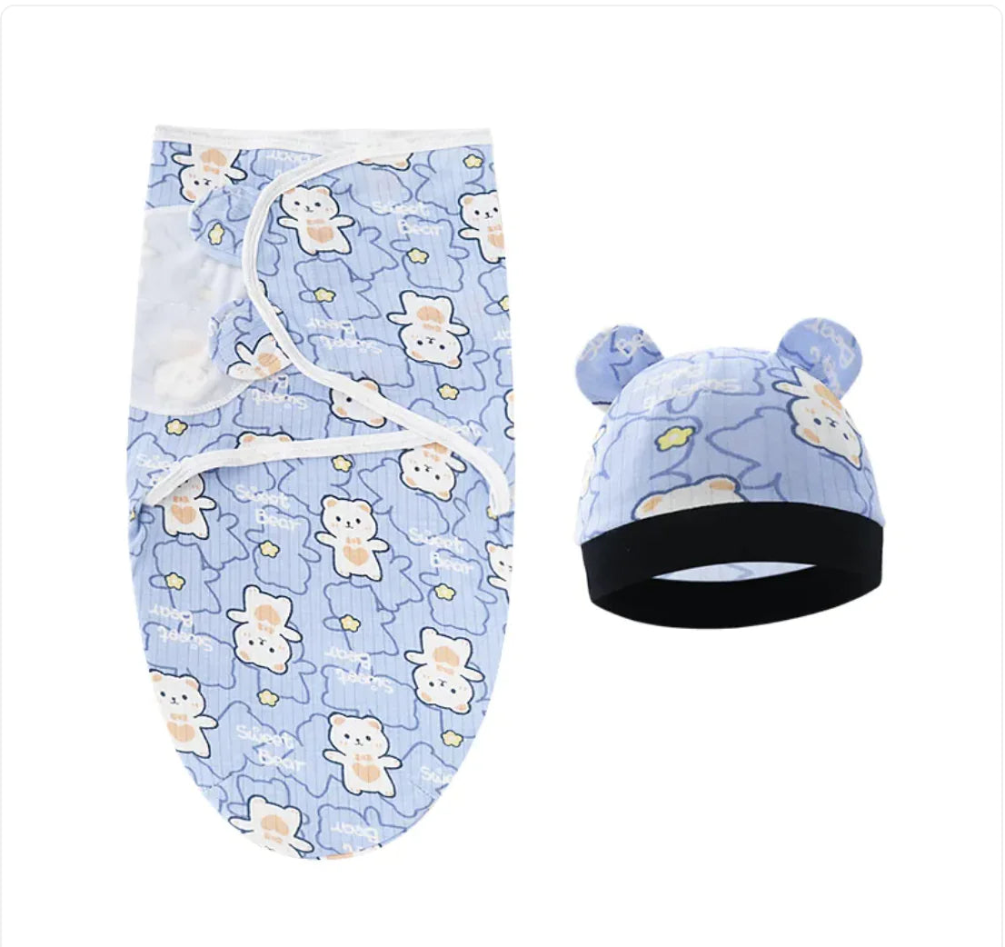 Pure Cotton Baby Swaddle – Soft Comfort for Little Ones